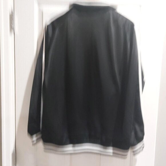 Baseball-Style Zippered Jacket - Picture 3 of 5